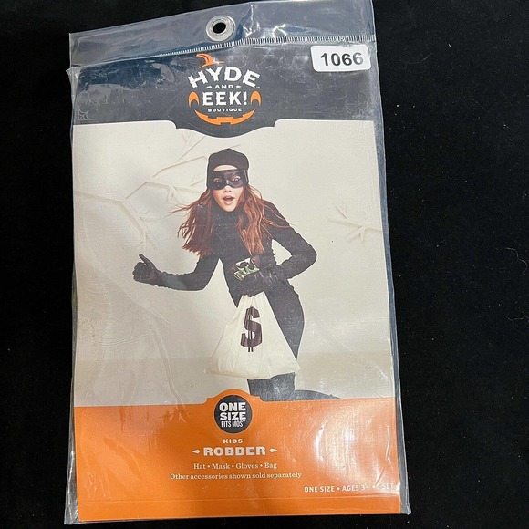 NEW Halloween Kids' Robber Halloween 4pc Accessory Set Hyde & EEK! Boutique - Picture 1 of 4